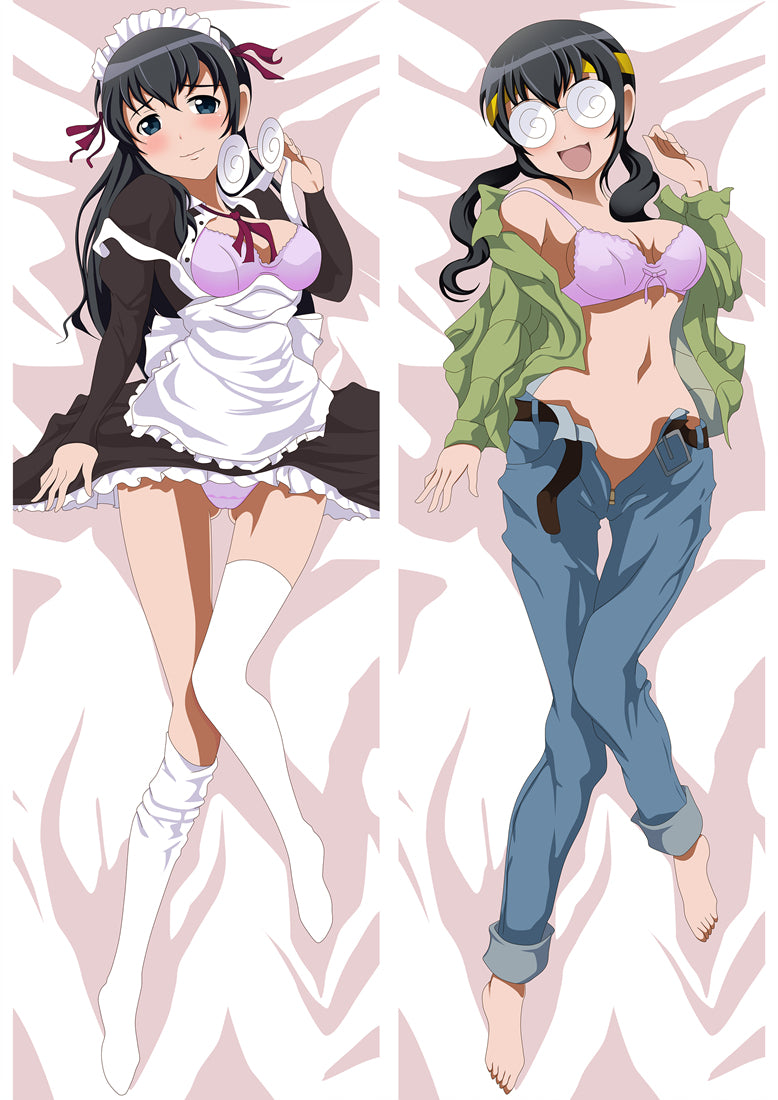 Oreimo Saori Makishima Anime Dakimakura Pillow Cover image 0