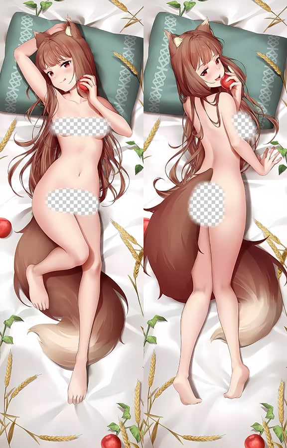 Spice and Wolf Holo Anime Dakimakura Body Pillow Cover image 0