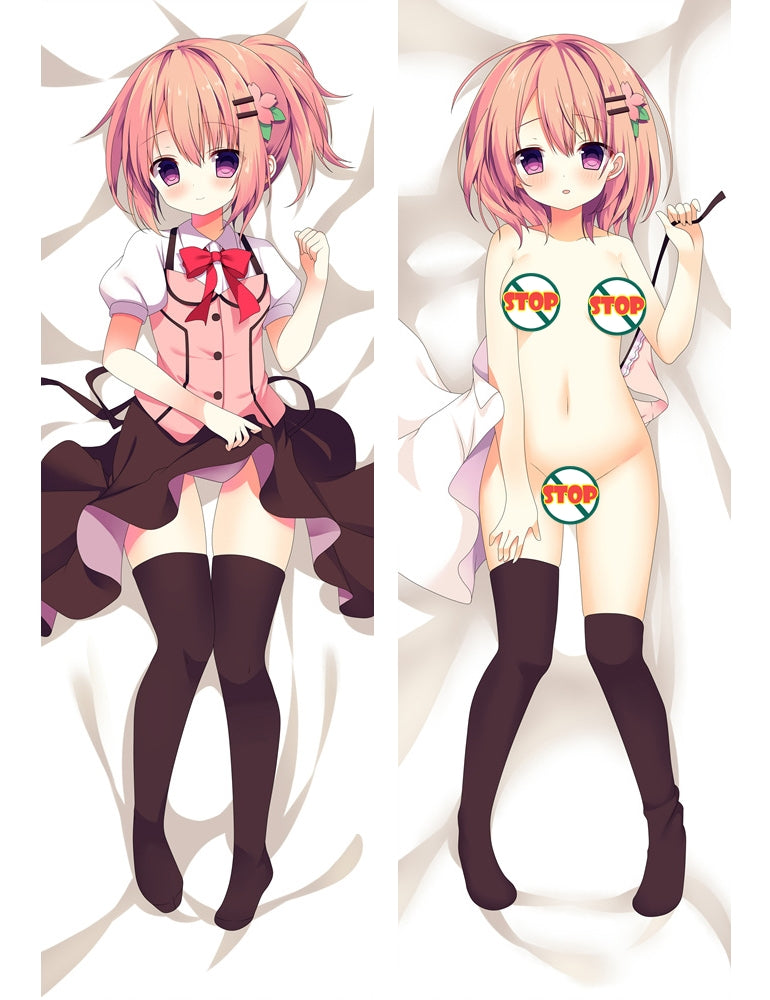 New Anime Is The Order A Rabbit? Hoto Kokoa Dakimakura Hugging Body Pillow Cover Case image 0