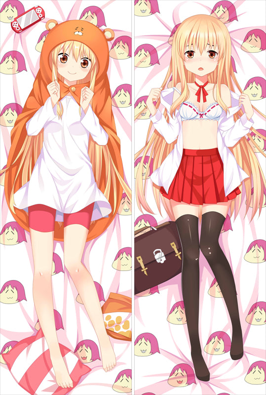 Himouto! Umaru-chan Umaru Doma Anime Dakimakura Japanese Pillow Cover image 0