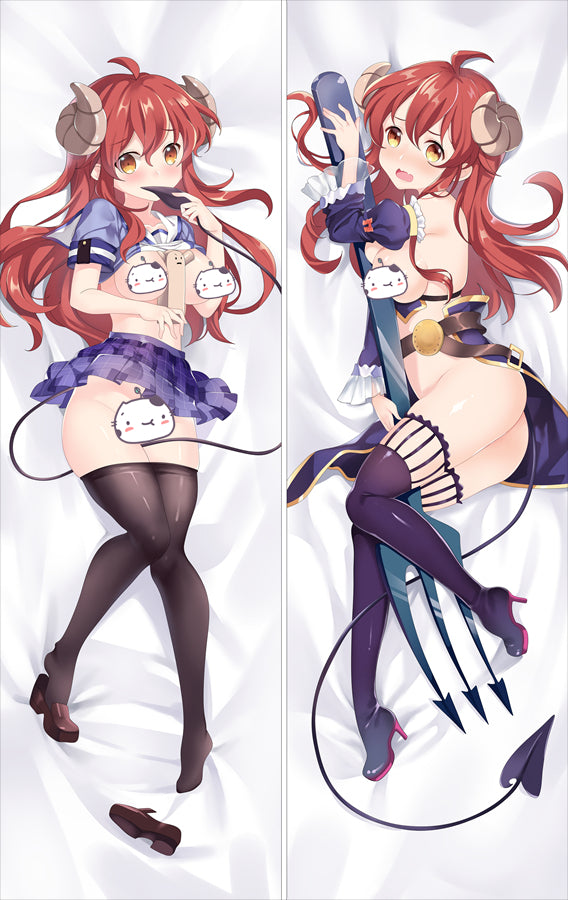 The Demon Girl Next Door Shamiko Yoshida YÅ«ko Anime Dakimakura Pillow Cover image 0
