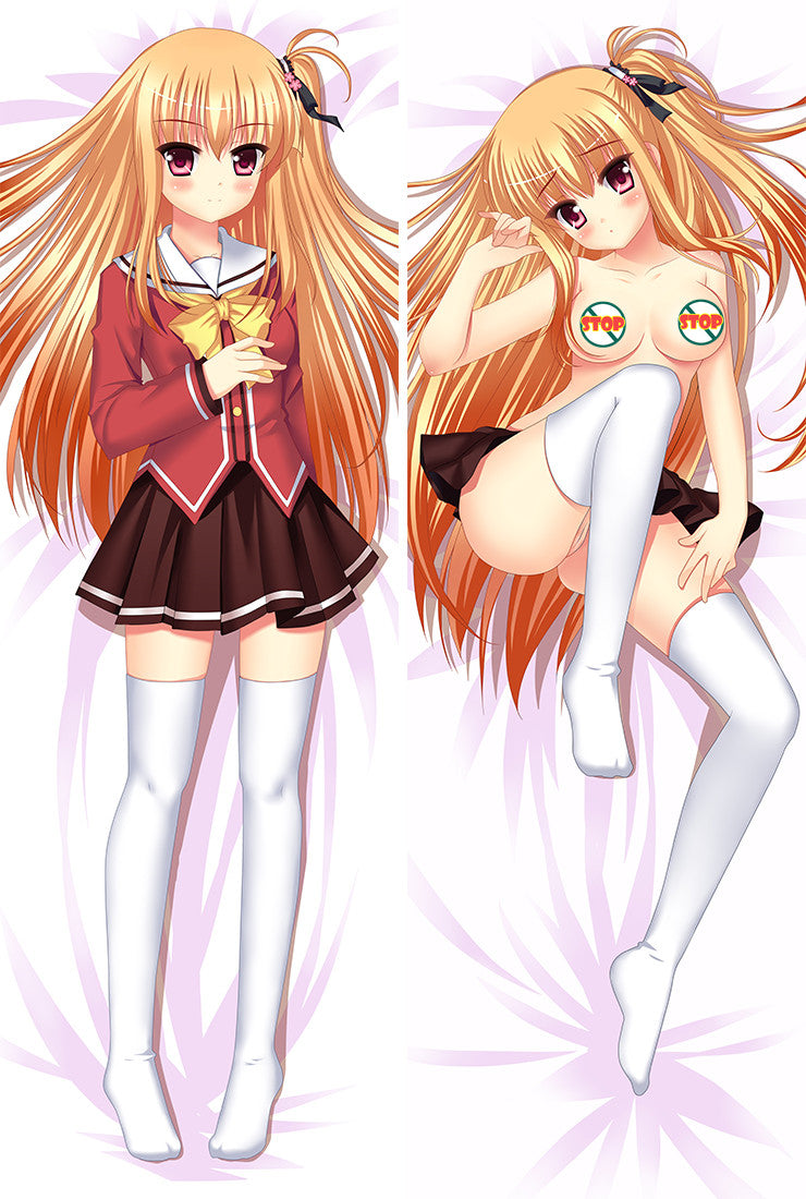 Charlotte Yusa Nishimori Anime Dakimakura Pillow Case image 0