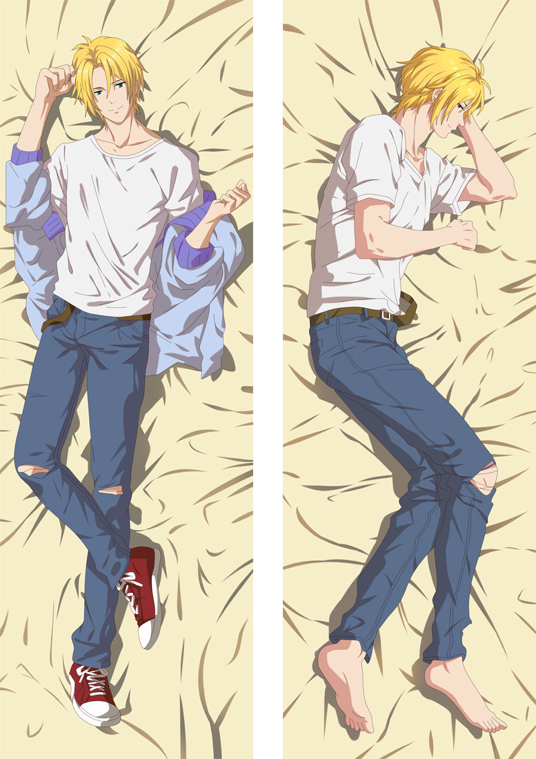 Banana Fish Ash Lynx Anime Dakimakura Pillow Cover image 0