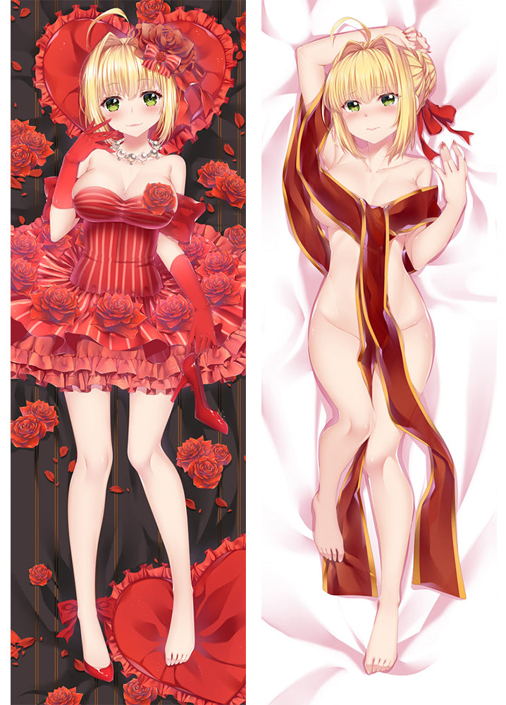 Fate Grand Order FateGO FGO Nero Claudius Anime Dakimakura Pillow Case image 0