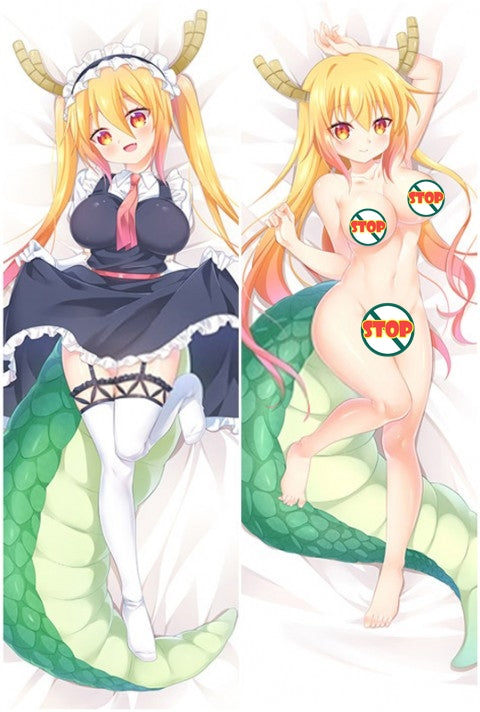 Miss Kobayashi's Dragon Maid Tohru Anime Dakimakura Body Pillow Cover image 0
