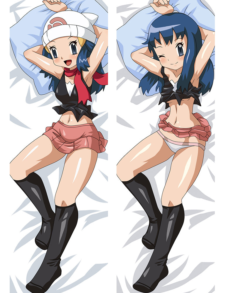 PokÃ©mon Pocket Monster Dawn Anime Dakimakura Pillow Cover image 0
