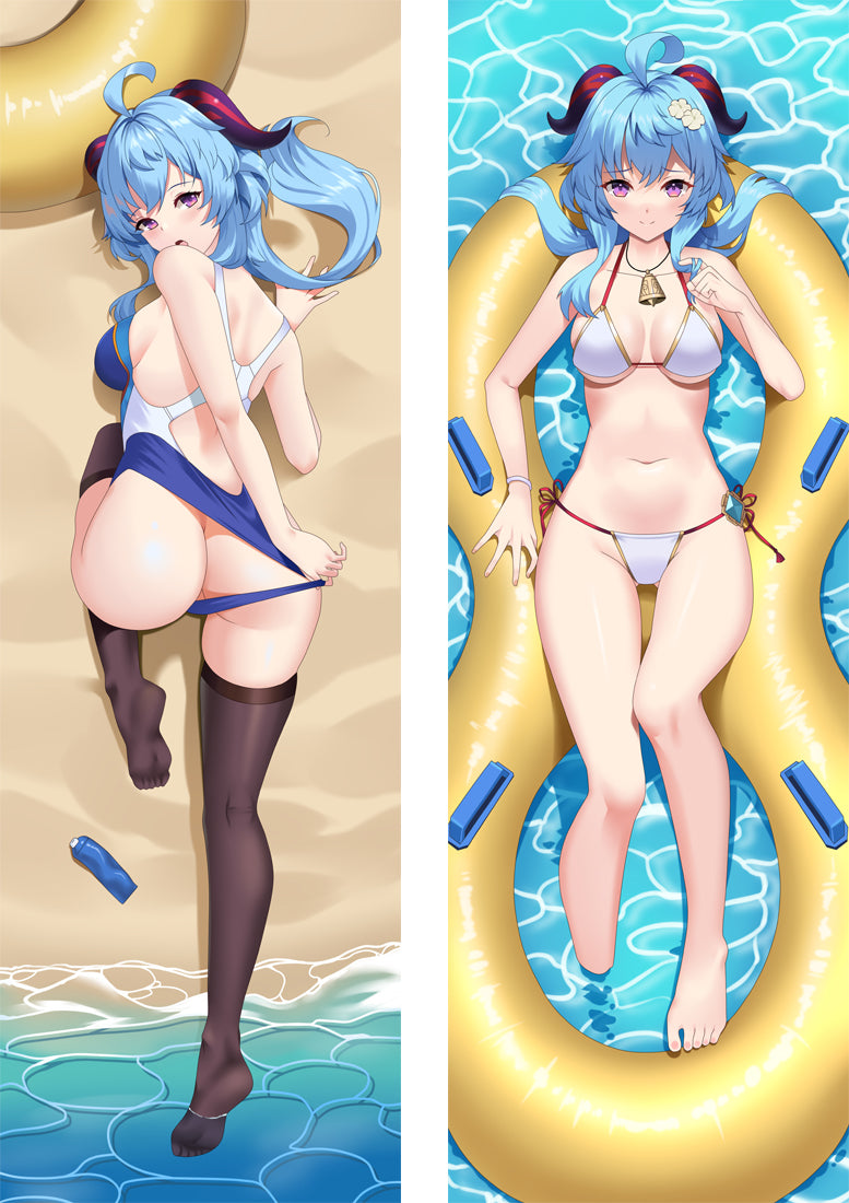 Genshin Impact Ganyu Dakimakura Body Pillow Covers image 0