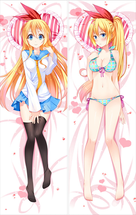 Nisekoi: False Love Chitoge Kirisaki Anime Dakimakura Pillow Cover image 0