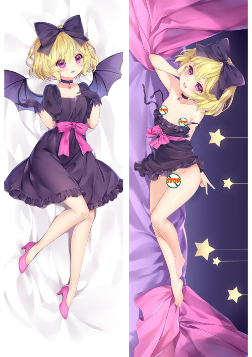 Ms. Vampire who lives in my neighborhood. Elly Anime Dakimakura Pillow Cover image 0
