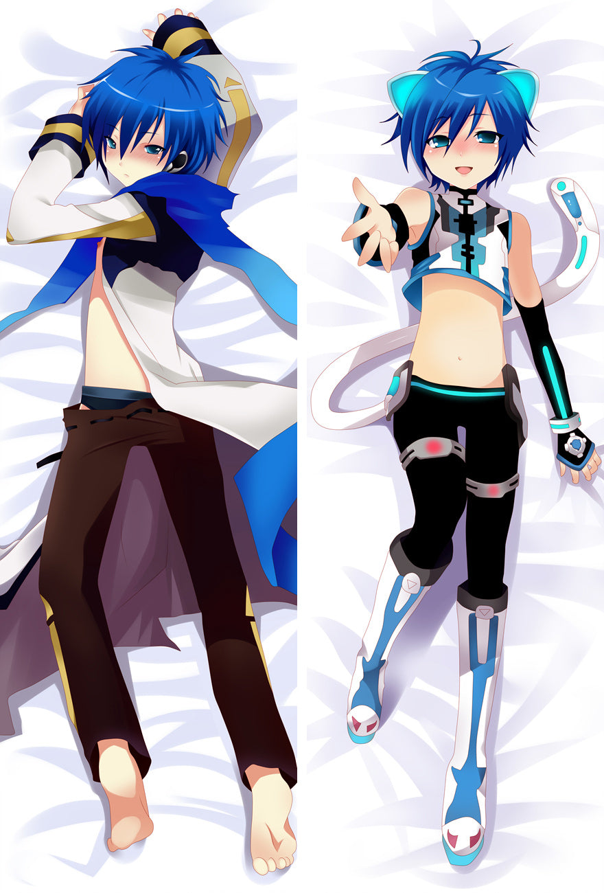 VOCALOID 2 Kaito Anime Dakimakura Pillow Case image 0