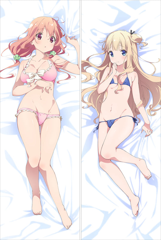 Hinako Note Hinako Sakuragi&amp;Mayuki Hiiragi Anime Dakimakura Pillow Case image 0