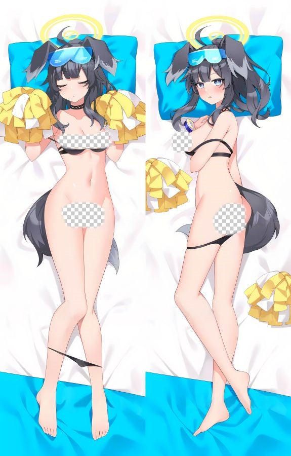 Blue Archive Nekozuka Hibiki Anime Dakimakura Sexy Body Pillow Cover image 0