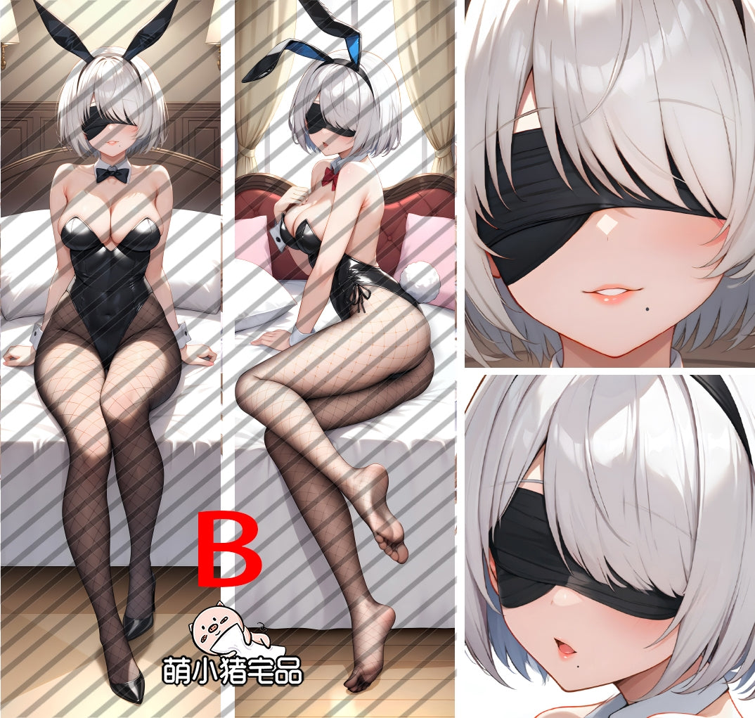 NieR: Automata YoRHa 2B Anime Dakimakura Pillow Cover image 0