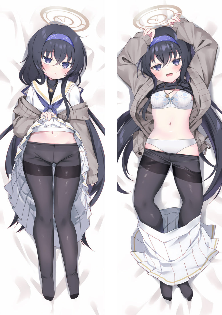 Blue Archive Kozeki Ui Anime Dakimakura Girl Body Pillow Cover image 0