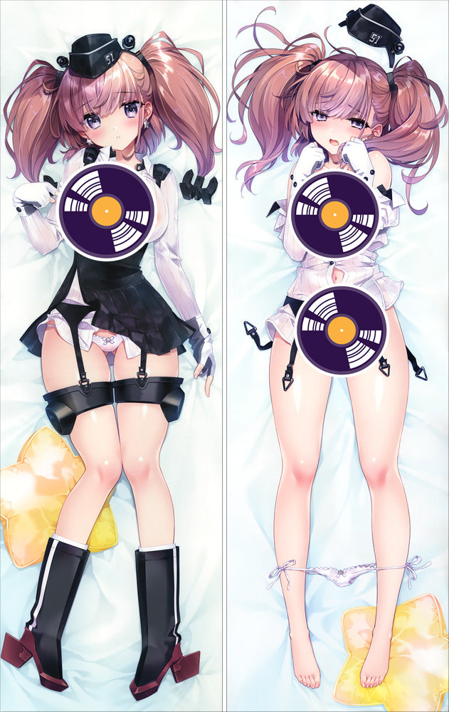 Kantai Collection Atlanta Anime Dakimakura Body Pillow Cover image 0