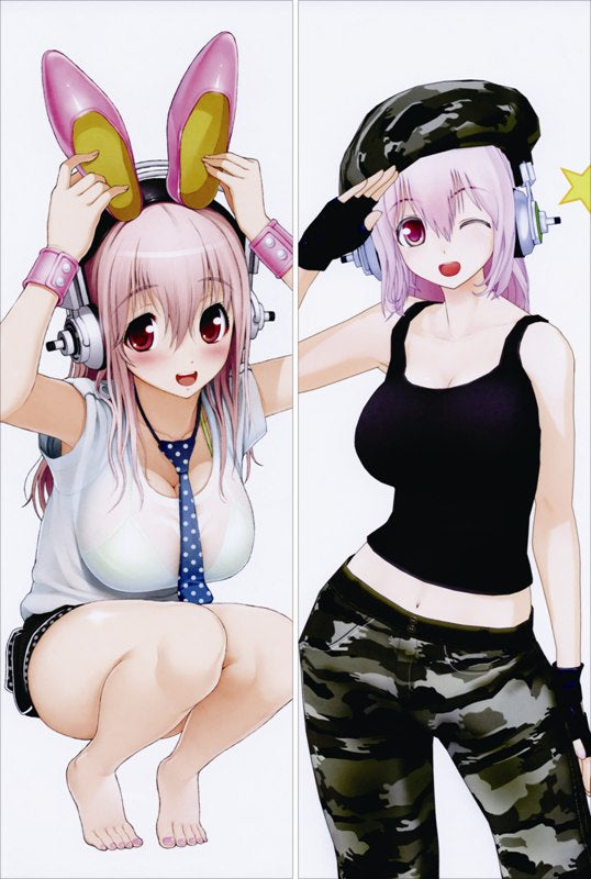 Super Sonico Anime Dakimakura Body Pillow Cover image 0