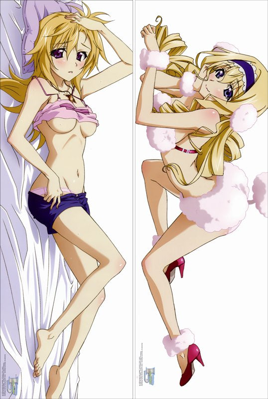 Infinite Stratos Charlotte Dunois + Cecilia Alcott Anime Dakimakura Body Pillow Cover image 0