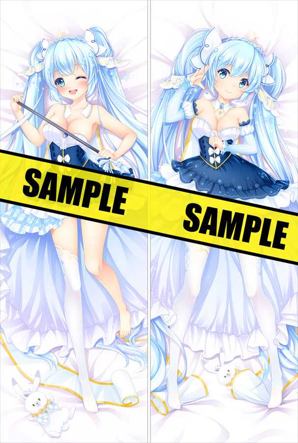 Snow Miku Anime Dakimakura Hugging Pillow Cover image 0