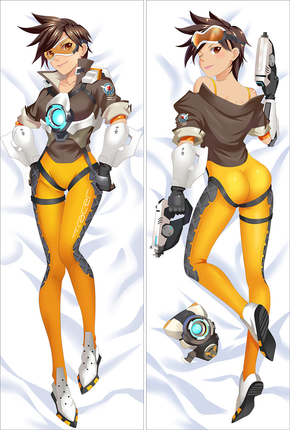 Overwatch Tracer Anime Dakimakura Pillow Cover66078 image 0