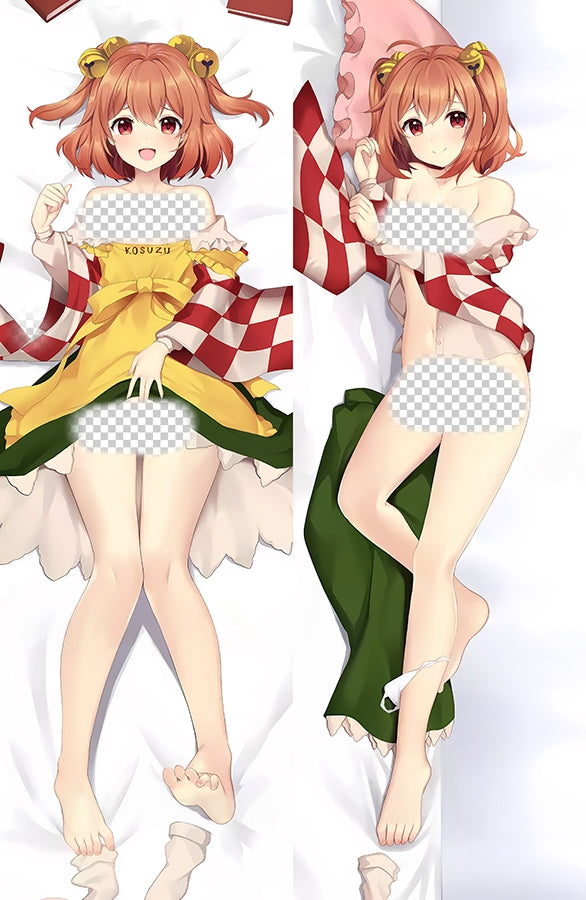 TouHou Project Motoori Kosuzu Anime Dakimakura Naked Body Pillow Cover image 0