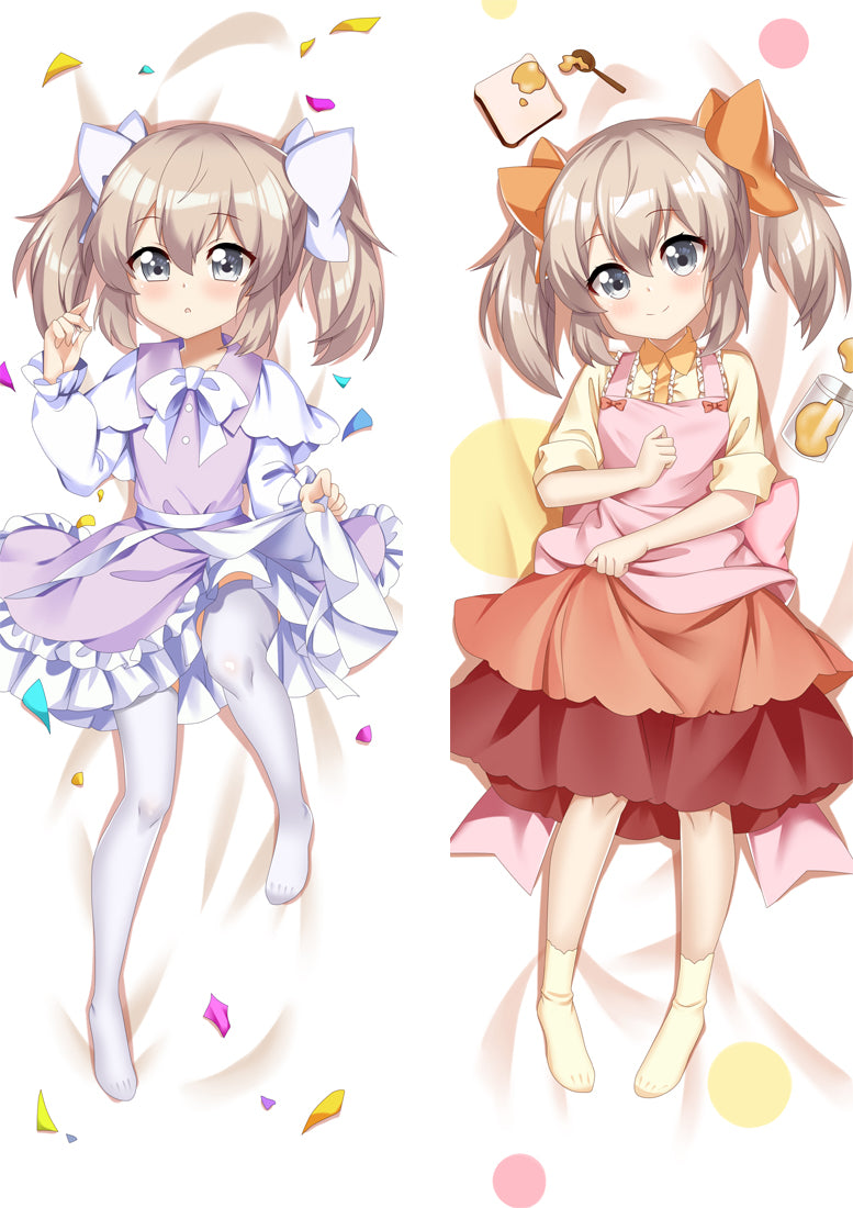 If It's for My Daughter, I'd Even Defeat a Demon Lord Latina Anime Dakimakura Pillow Cover image 0