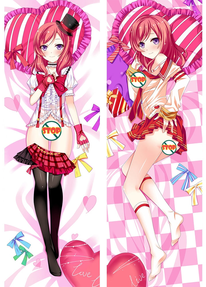 Love Live! Maki Nishikino Anime Dakimakura Pillow Case image 0