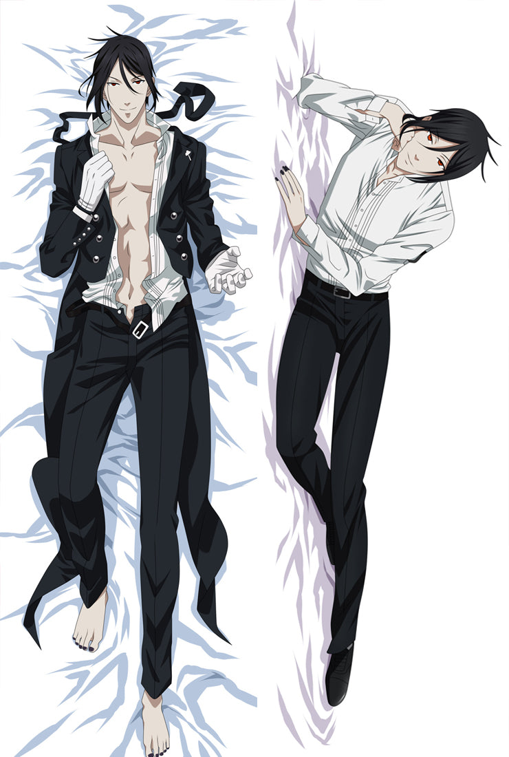 Black Butler Sebastian Michaelis Anime Dakimakura Pillow Cover image 0