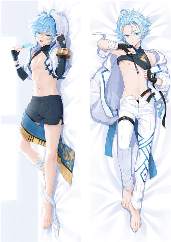 Genshin Impact Chongyun Anime Dakimakura Pillow Cover image 0