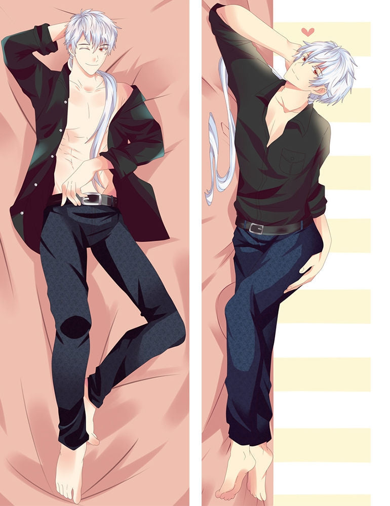 Mystic Messenger Saeyoung Luciel Choi Defender of Justice 707 Anime Dakimakura Pillow Cover image 0