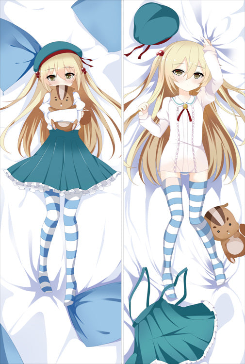 Inou-Battle wa Nichijou-kei no Naka de Chifuyu Himeki Anime Dakimakura Japanese Pillow Cover image 0