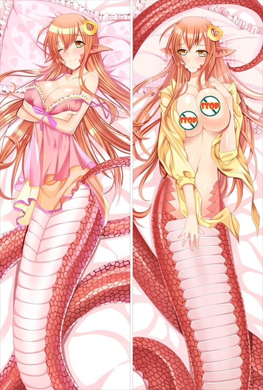 Monster Musume No Iru Nichijou Miia Anime Dakimakura Body Pillow Cover image 0
