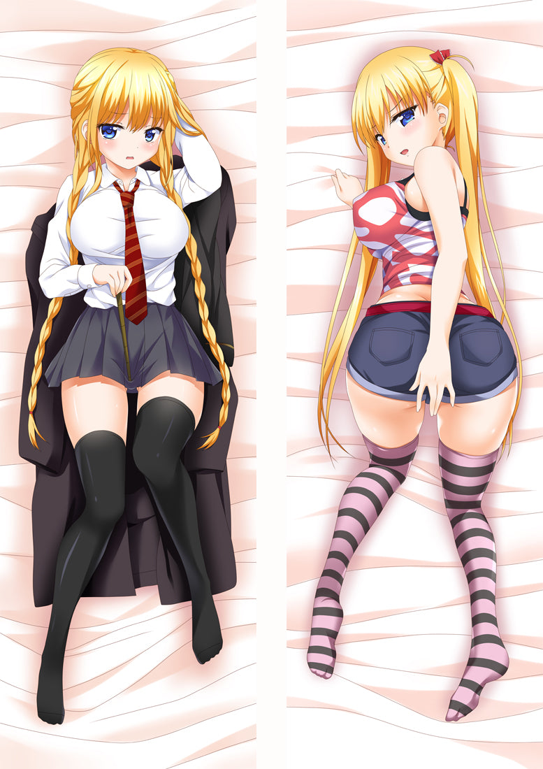 Oni Chichi ~Manamusume Kyousei Hatsujou~Akitsuki Airi Anime Dakimakura Pillow Cover image 0