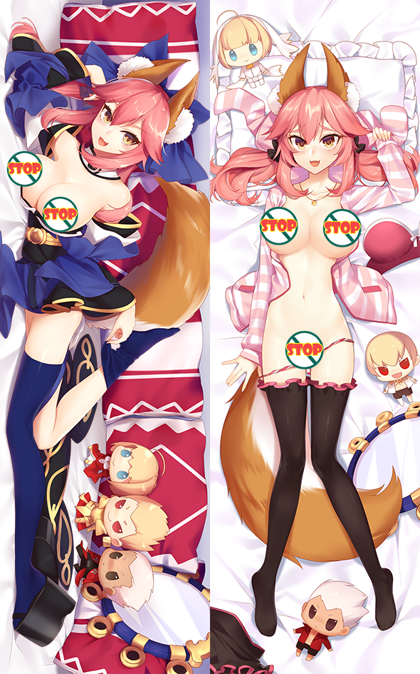 Fate Grand Order Tamamo (Caster) Anime Dakimakura Japanese Hugging Body Pillow Cover image 0