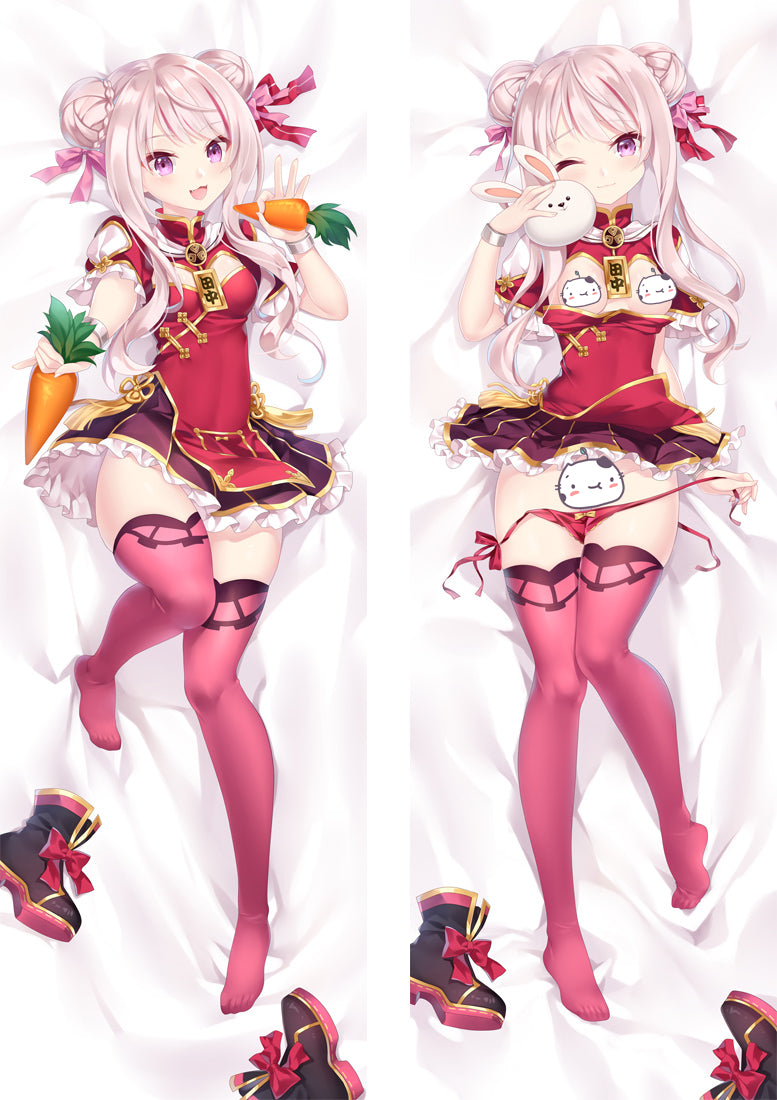 Virtual YouTuber TanakaHime Anime Dakimakura Pillow Cover image 0