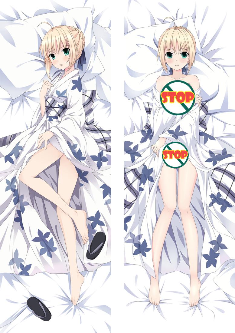 Fate/stay night Saber Altria Pendragon Anime Dakimakura Body Pillow Cover image 0