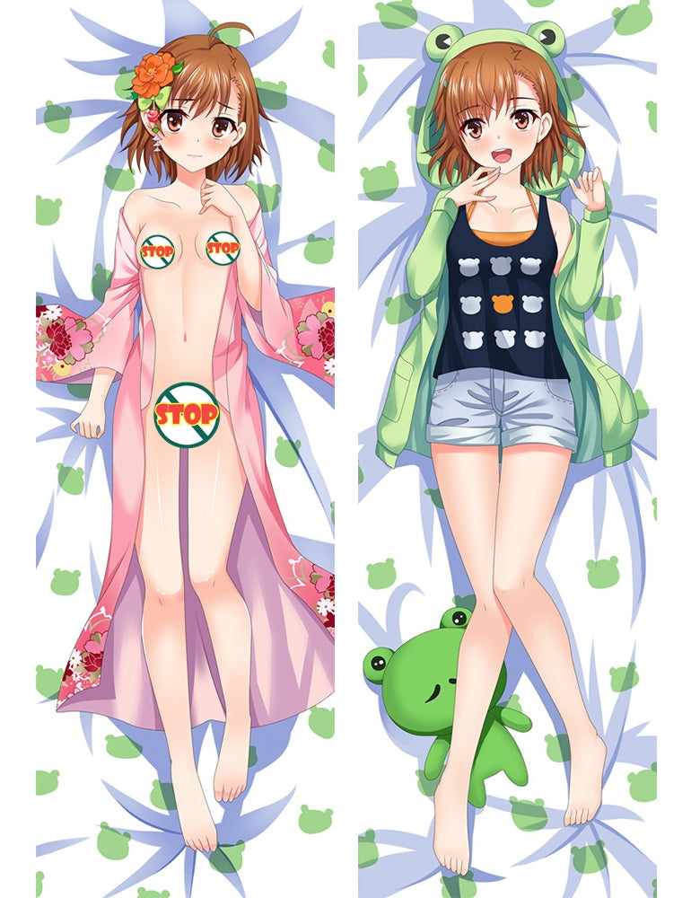 A Certain Scientific Railgun Mikoto Misaka Anime Dakimakura Pillow Cover image 0