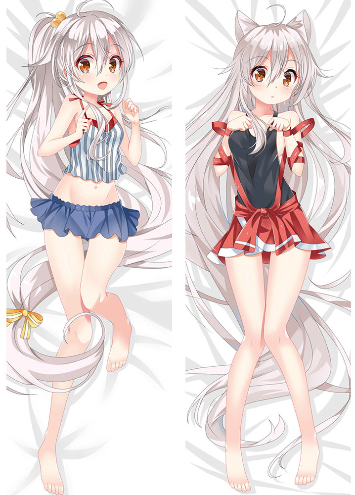 Newly urara meirochou anime Characters girl yukimi koume &amp; tatsumi kon pillow cover chiya body Pillowcase image 0