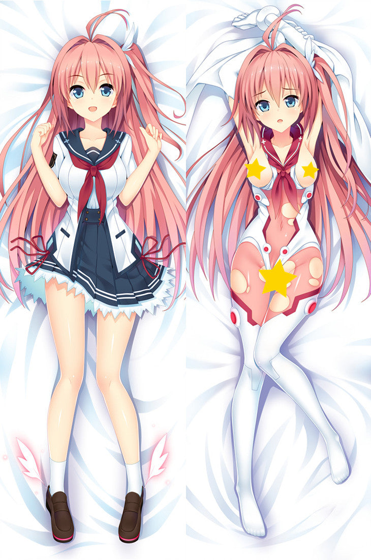 Aokana: Four Rhythm Across the Blue Asuka Kurashina Anime Dakimakura Pillow Cover image 0