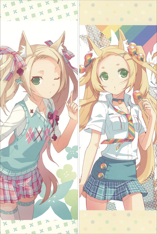 Blonde Blossom Island of Horizon(H2SO4)3 Anime Dakimakura Waifu Pillow Case image 0