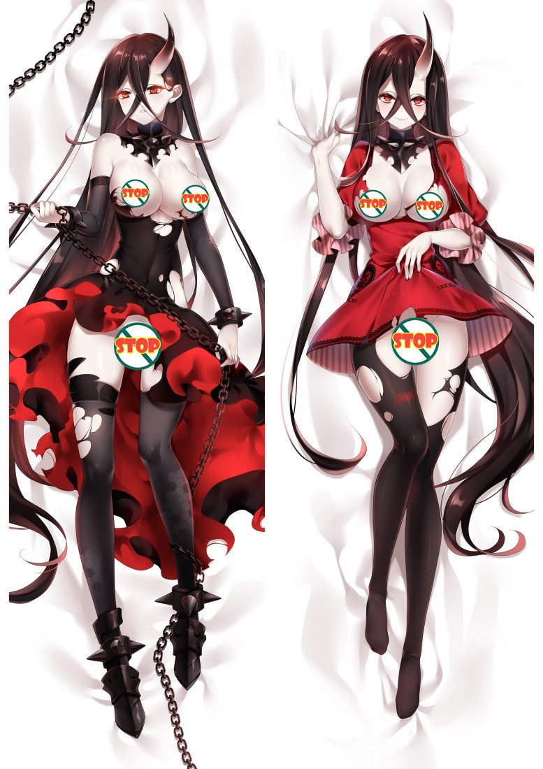 Kantai Collection Water Demon Anime Dakimakura Pillow Cover image 0