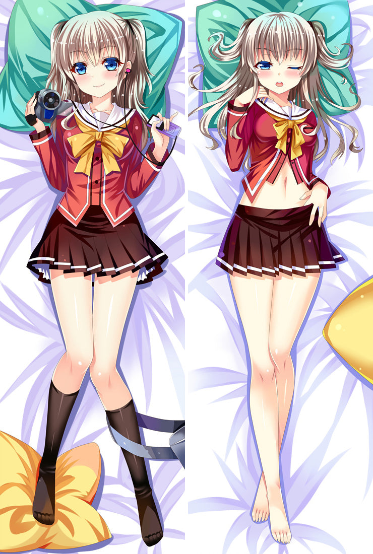 Charlotte Nao Tomori Anime Dakimakura Pillow Case image 0
