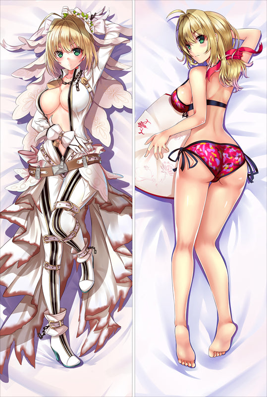 Fate Grand Order Joan of Arc with Double Sides Zipper to make love Anime Dakimakura Pillow Case image 0