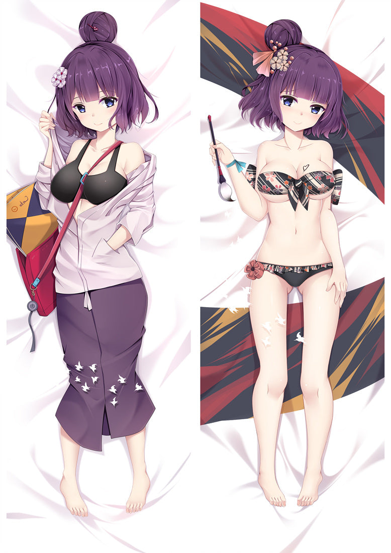 Fate/Grand Order Katsushika Hokusai Anime Dakimakura Pillow Cover image 0