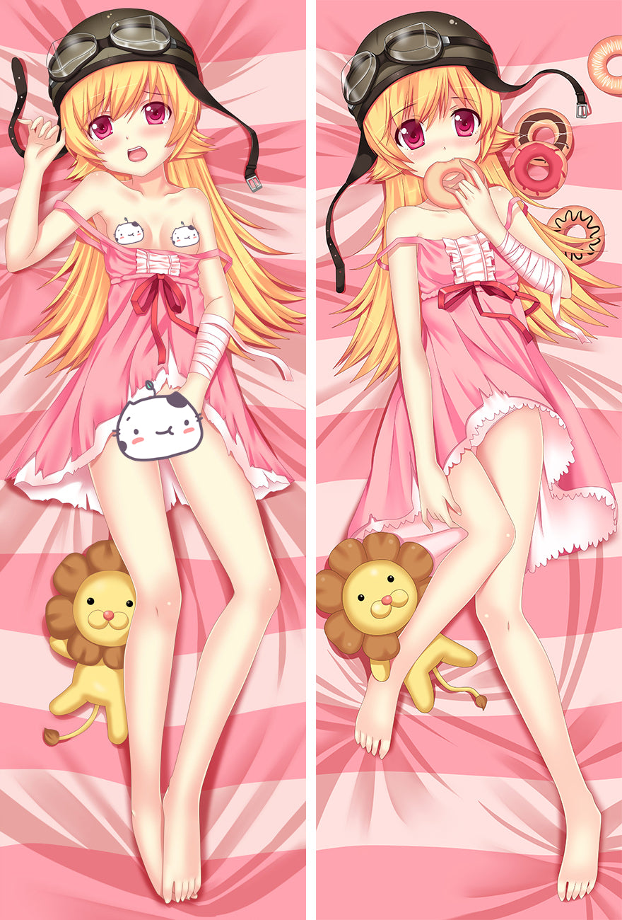 Bakemonogatari Shinobu Oshino Anime Dakimakura Pillow Cover image 0