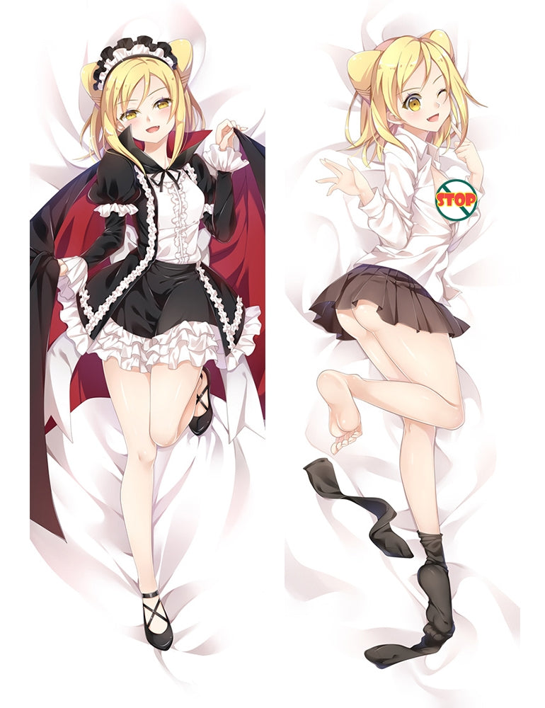 New Interviews with Monster Girls Hikari Takanashi Dakimakura Hug Body Pillow Cover image 0