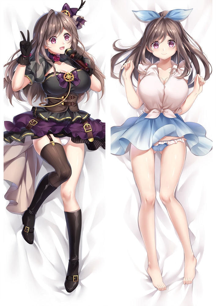 The Idolmaster Shiny Colors Tsukioka Kogane Anime Dakimakura Pillow Cover image 0