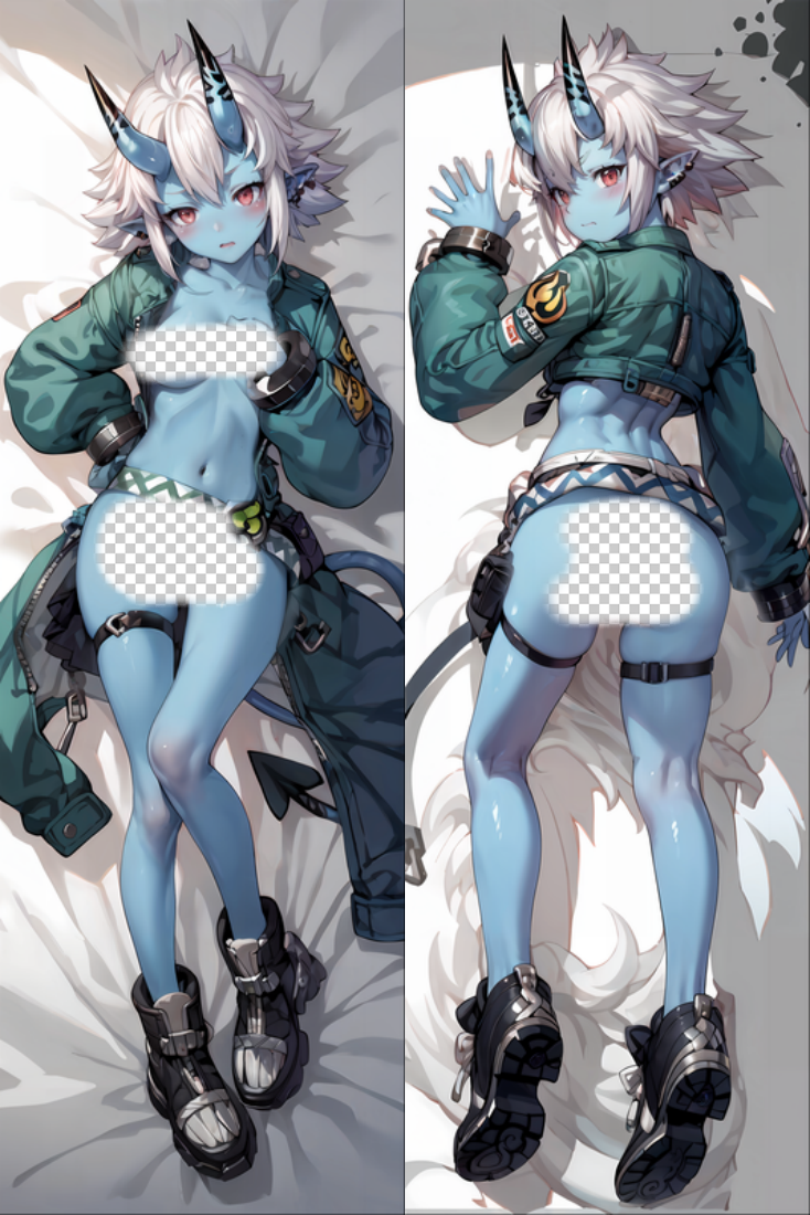 Zenless Zone Zero Soukaku Anime Dakimakura Naked Body Pillow Cover image 0