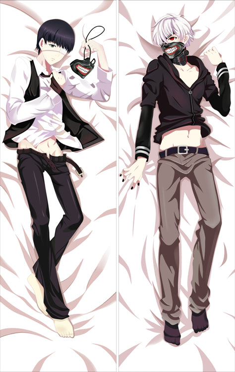 Tokyo Ghoul Ken Kaneki Anime Dakimakura Anime Dakimakura Body Pillow Case image 0