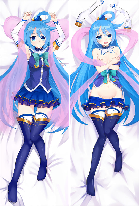 KonoSuba God's Blessing on This Wonderful World Aqua Anime Dakimakura Body Pillow Cover image 0