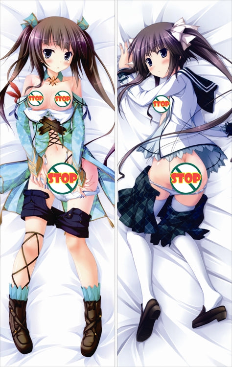 Hapymahe Keiko Hirasaka Anime Dakimakura Japanese Pillow Cover image 0